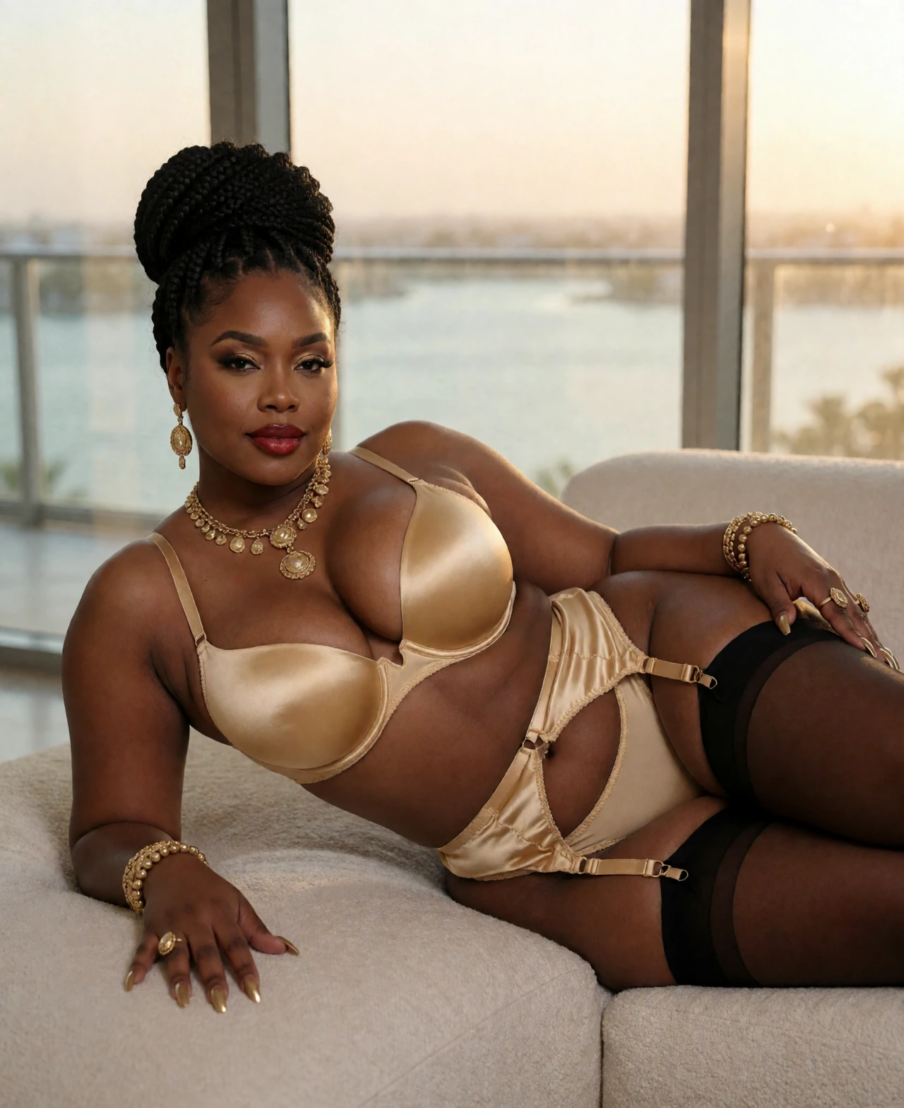 Yewande, 37, a fictional photoreal AI woman